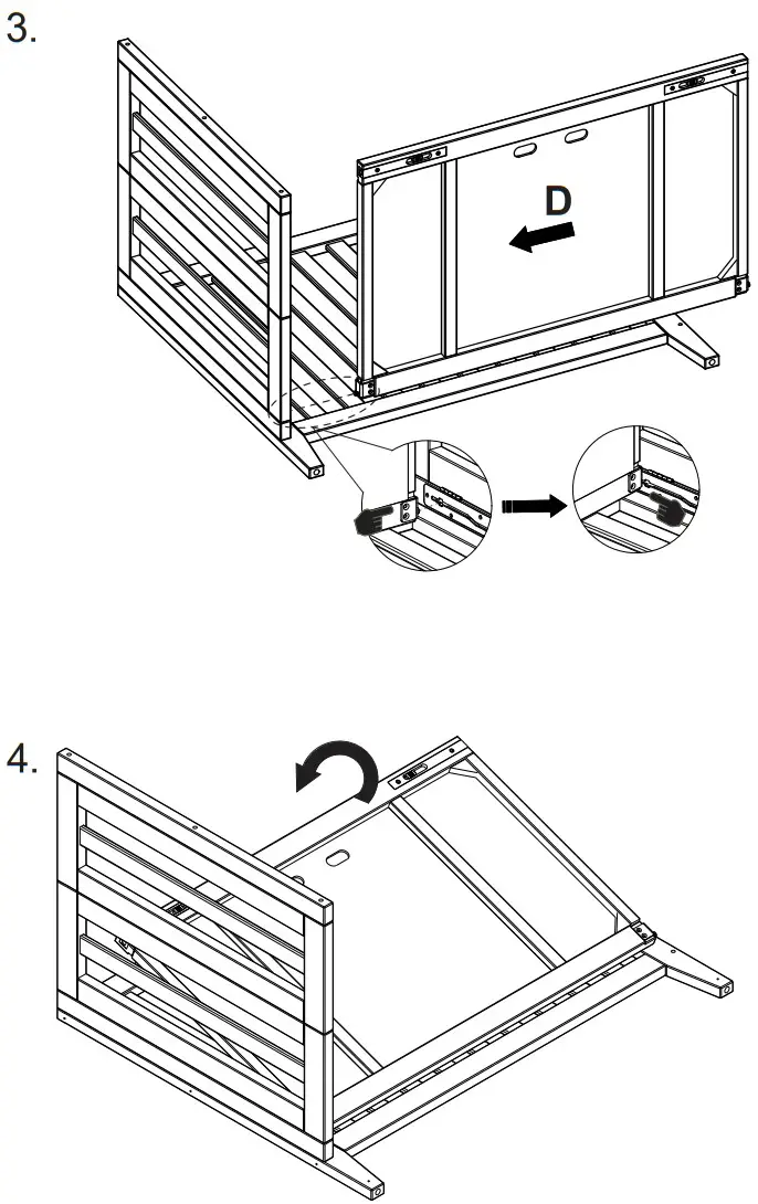 Williams Sonoma Inc 04 000052 12 Flynn Mini Foldable Crib - Assembly 2
