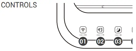 Winix XQ 4 Stage Dual Filtration Smart Wi Fi HEPA Air Purifier - CONTROLS