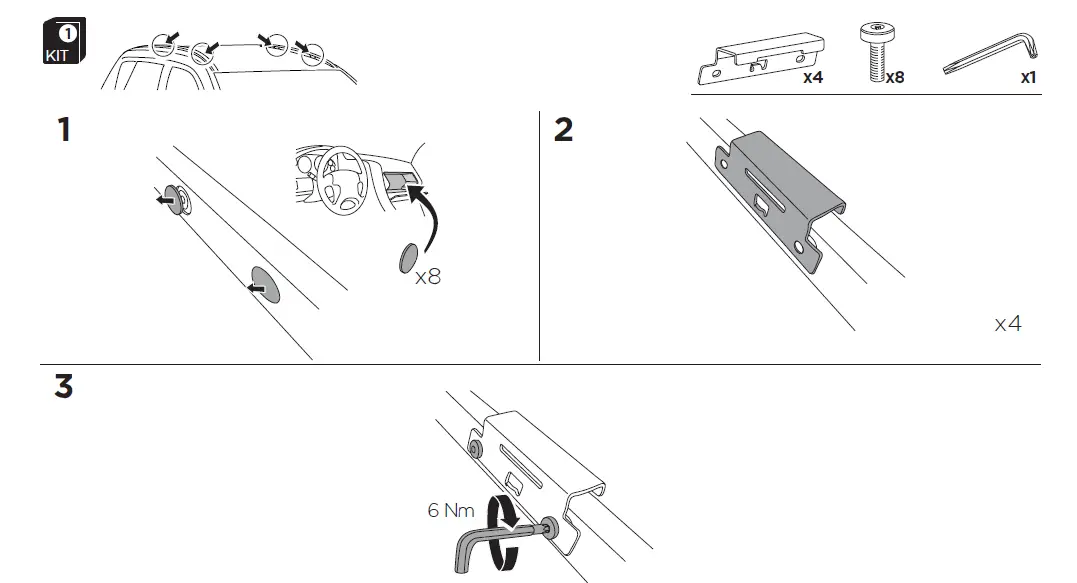 THULE-186111-Flush-Rail-Kit-2