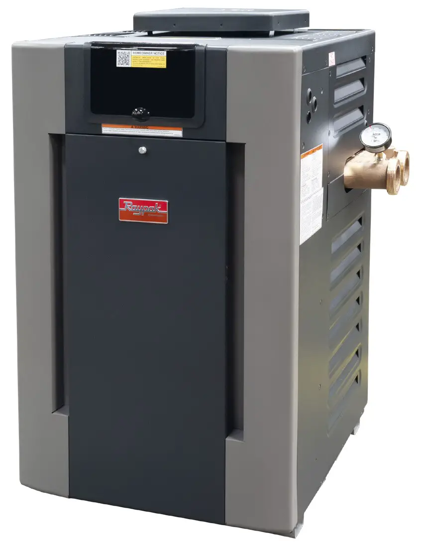Raypak B R206A Millivolt Atmospheric Gas Pool Heater - cover