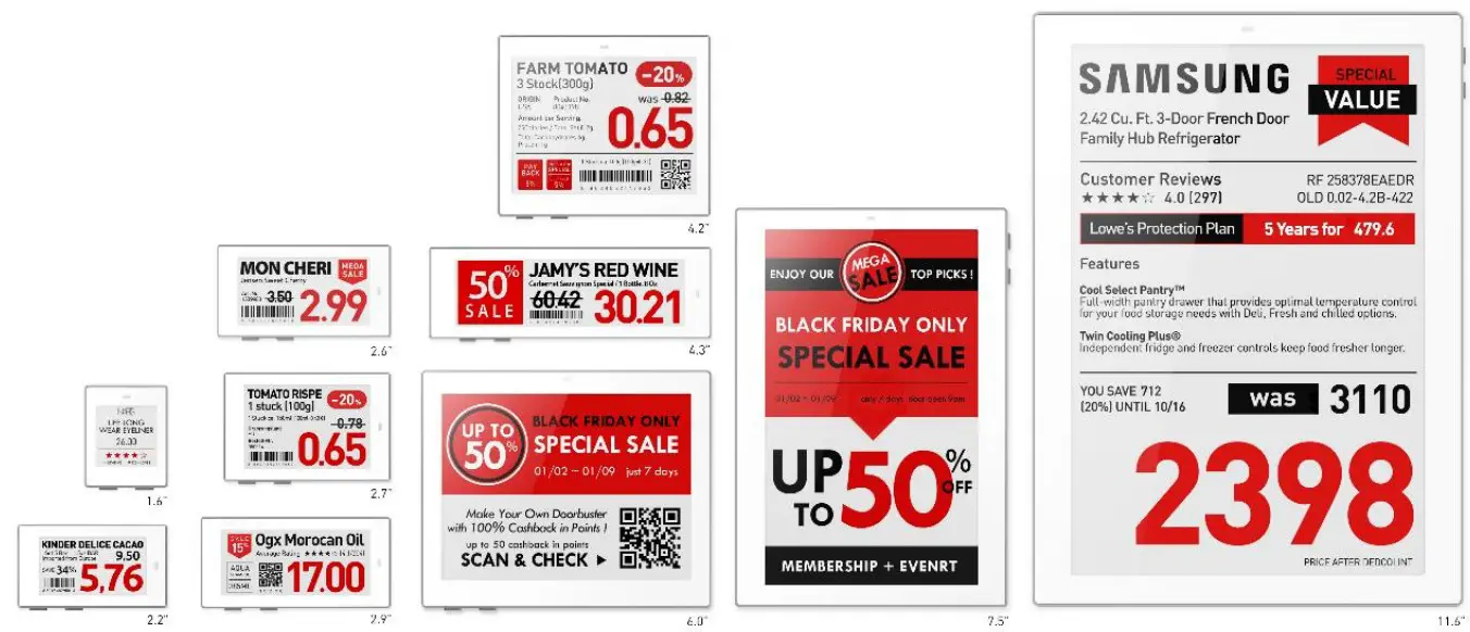 SOLUM EL035F3WRA Newton Electronic Shelf Labels - app