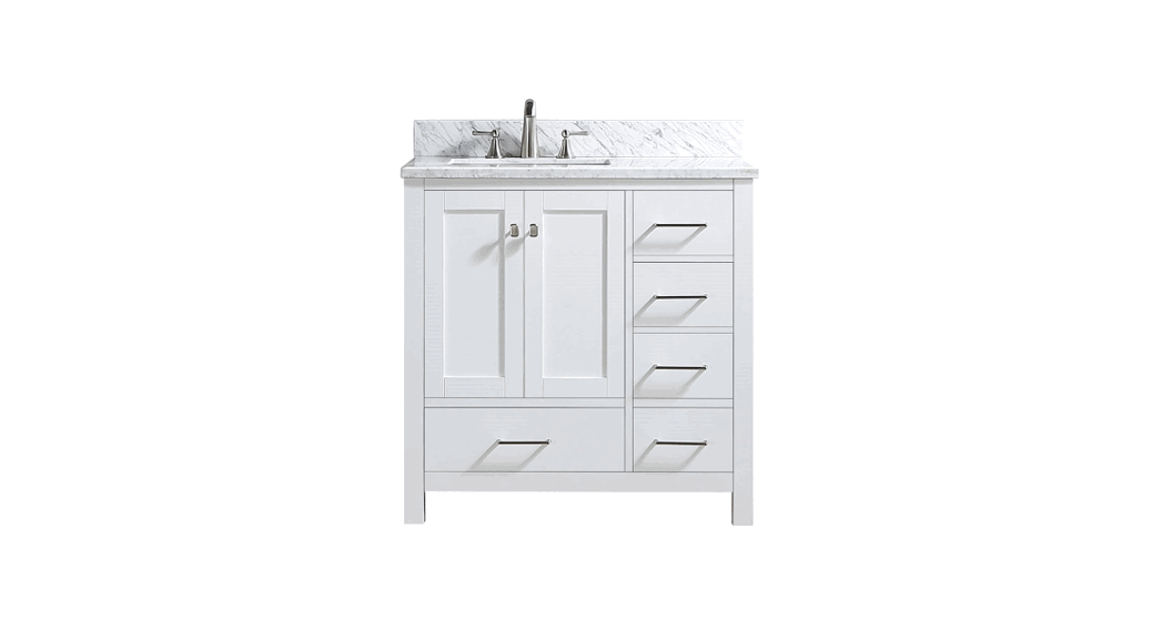 Casainc 10060-cab Solid Wood Bath Vanity With Carrara Instruction Manual