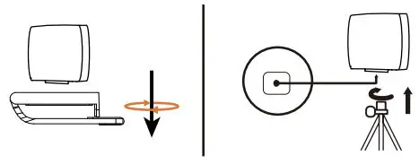 WyreStorm FOCUS 180A 4K Autofocus AI Webcam User Guide - FOR PLACEMENT ON A TRIPOD