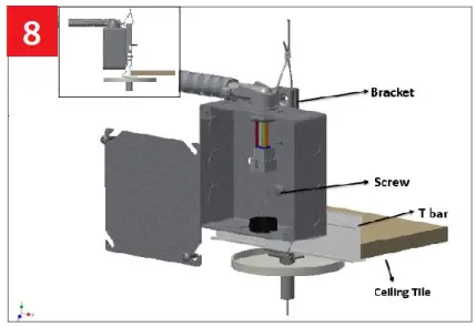 Peerless OPMW Open LED Surface Direct Wall Wash - FIG 8