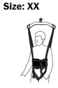 Molift BM30499 UnoSling Ambulating Vest - icofn