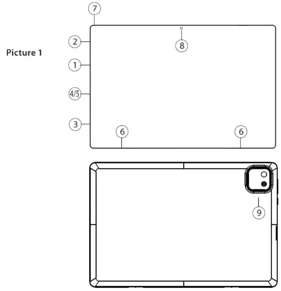 GMC K10 MID Tablet - overview 1