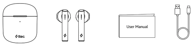 ttec AirBeat Lite 2 True Wireless Bluetooth Headset - fig1