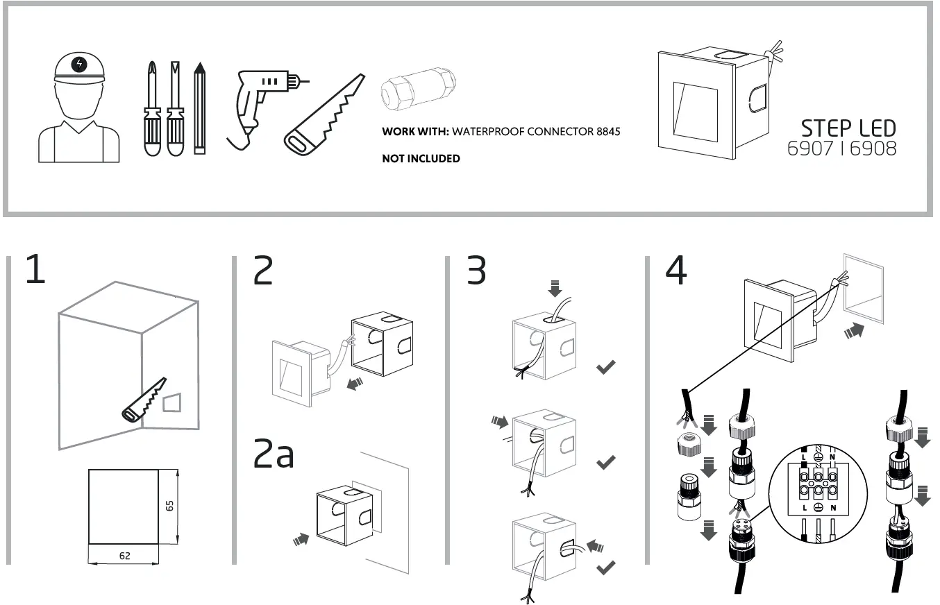 Nowodvorski 6907 STEP LED Outdoor Lamp 1