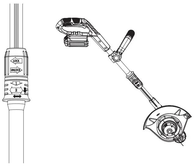 HAWKSMOOR 95074 18V Cordless Grass Trimmer - Edging