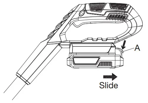 HAWKSMOOR 95074 18V Cordless Grass Trimmer - battery1