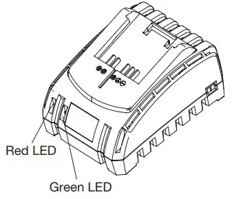 HAWKSMOOR 95074 18V Cordless Grass Trimmer - light indicator