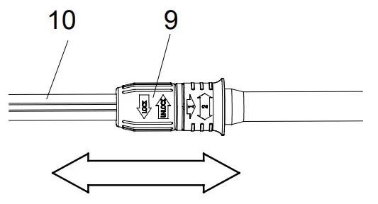 HAWKSMOOR 95074 18V Cordless Grass Trimmer - telescopic shaft
