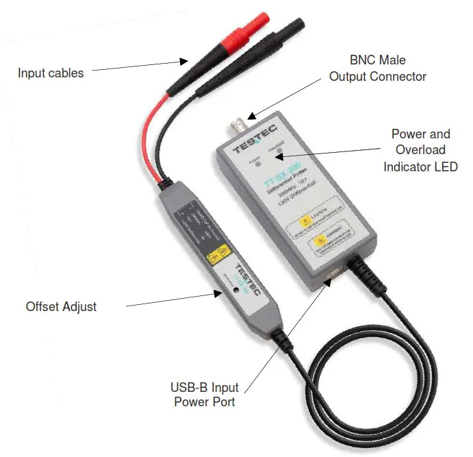 TESTEC TT SX 200 Active Differential Probe - oscilloscopes 1
