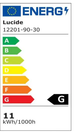 LUCiDE 12201 Mizar Bathroom Wall Light - icon