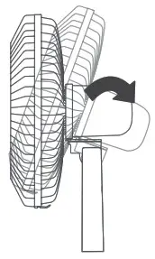 HOME HMFTA300W Table Fan - ASSEMBLY 2