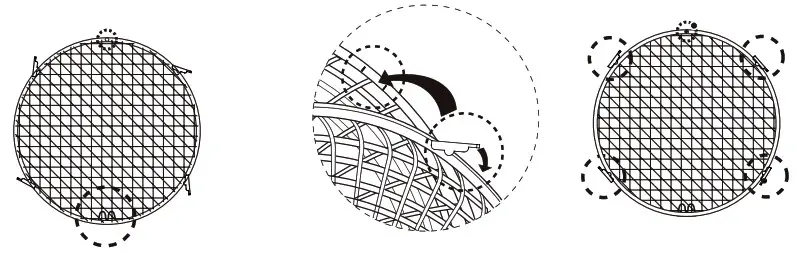 HOME HMFTA300W Table Fan - ASSEMBLY