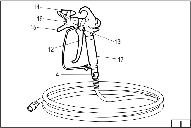 YATO YT-82560 Airless Paint Sprayer I-c