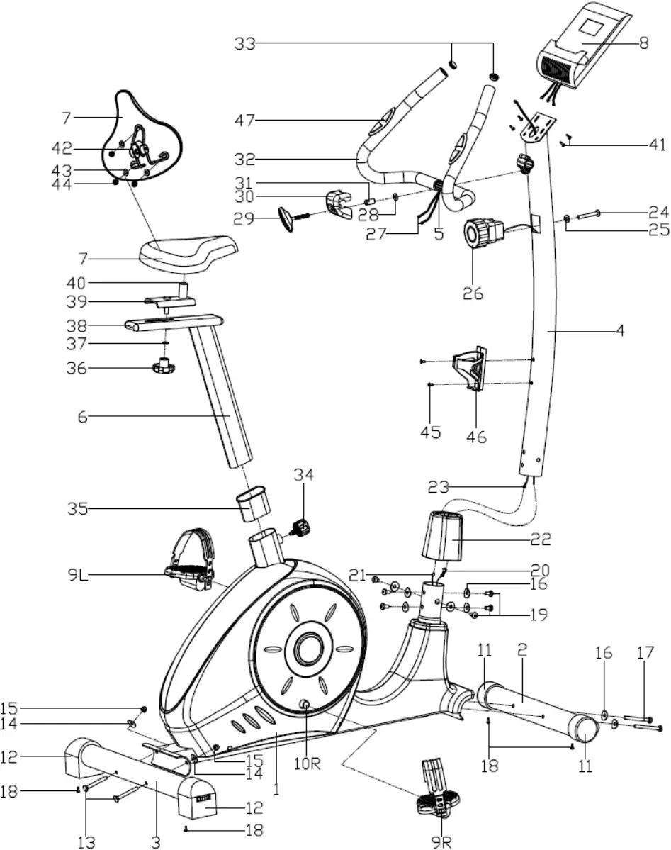 virtufit Low Entry Bike I.O Hometrainer - 14