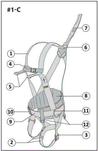 neofeu-NUSL2ECO-Full-Body-Harness-and-Work-Positioning-Belt-fig-3