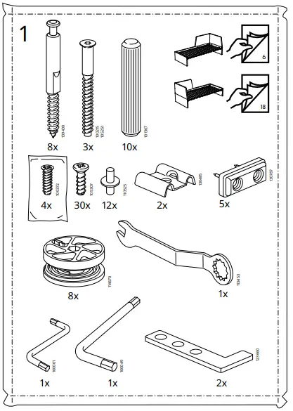 IKEA-794.279.43-FLEKKE-Day-Bed-Frame-fig-1