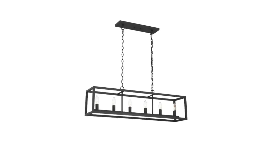 Acroma 7306az 6-light Kitchen Island Linear Pendant Instruction Manual