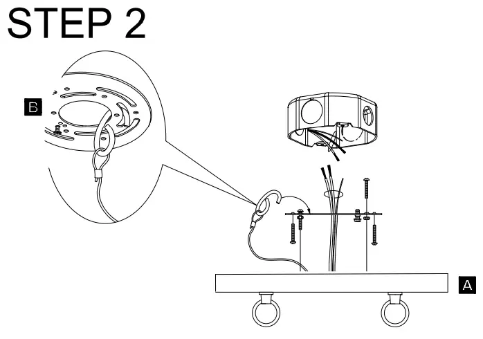 ACROMA 7306AZ 6-Light Kitchen Island Linear Pendant - HARDWARE INCLUDED2