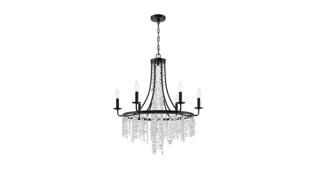 Crystorama Gab-b7306-mk Gabrielle Six Light Chandelier Instruction Manual Crystorama Gab-b7306-mk Gabrielle Six Light Chandelier Instruction Manual