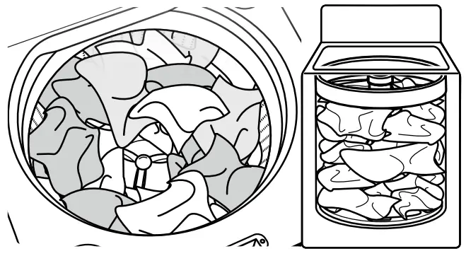 Whirlpool WTW6157PWH Top Loading Washing Machine - LOAD CLOTHES