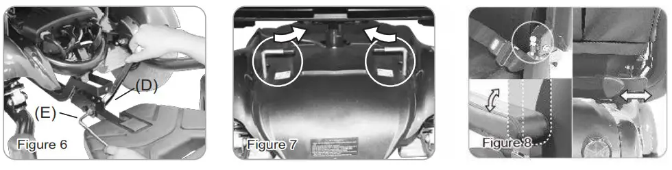 drive HX2 9TN Seren Powerchair - Thumbscrews