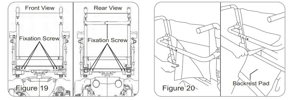 drive HX2 9TN Seren Powerchair - straps