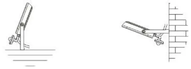 Rebel URZ3611 LED Floodlight with Dusk and Motion Sensor - outdoor installation