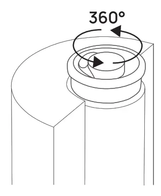 DREO HHM003 Cool and Warm Mist Humidifier - direction