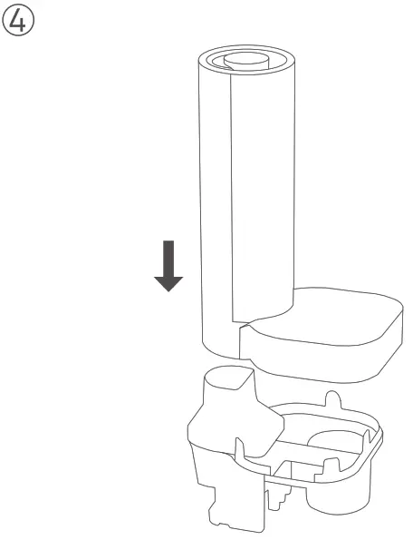 DREO HHM003 Cool and Warm Mist Humidifier -water separator.