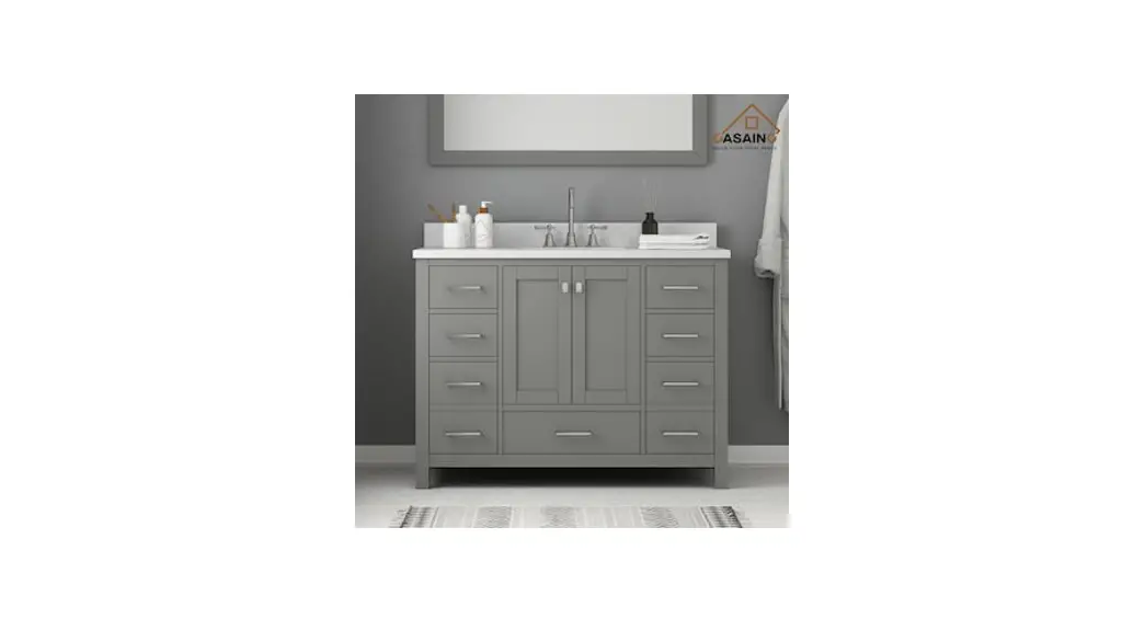 Casainc 10048-cab Solid Wood Bath Vanity With Carrara Instruction Manual