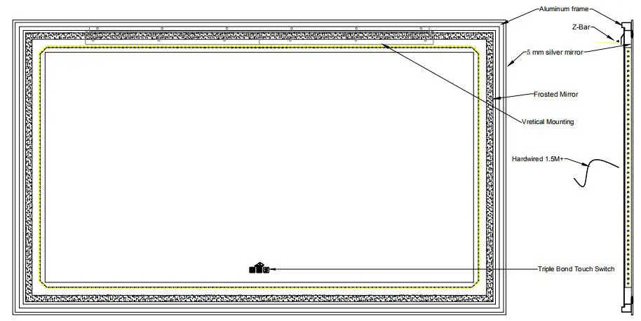 CASAINC 10048 CAB Solid Wood Bath Vanity with Carrara - PRODUCT DESCRIPTION 3