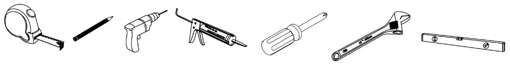 CASAINC 10048 CAB Solid Wood Bath Vanity with Carrara - Required tools