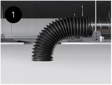 ERGOVENT KVADRO-100 Frameless Square Ventilation Valve A2