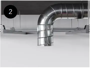 ERGOVENT KVADRO-100 Frameless Square Ventilation Valve A3