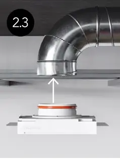 ERGOVENT KVADRO-100 Frameless Square Ventilation Valve C02.3