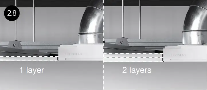 ERGOVENT KVADRO-100 Frameless Square Ventilation Valve C02.8