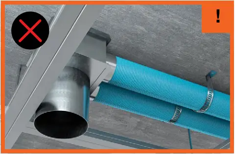 ERGOVENT KVADRO-100 Frameless Square Ventilation Valve D0a