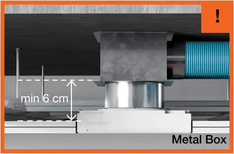 ERGOVENT KVADRO-100 Frameless Square Ventilation Valve D0e