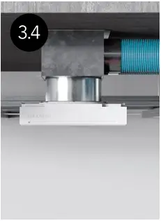 ERGOVENT KVADRO-100 Frameless Square Ventilation Valve D3.4