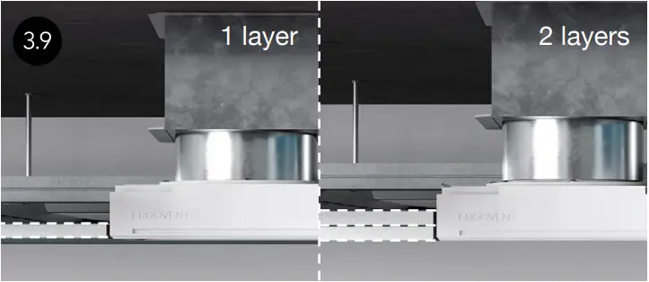 ERGOVENT KVADRO-100 Frameless Square Ventilation Valve D3.9