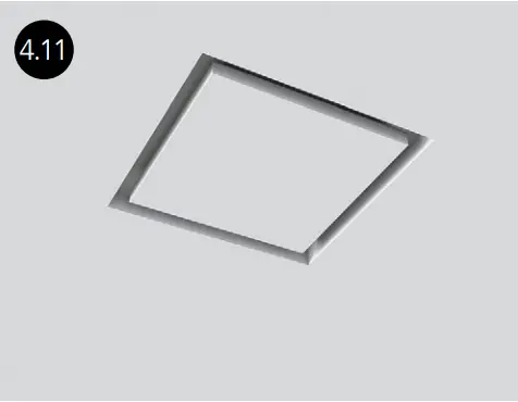 ERGOVENT KVADRO-100 Frameless Square Ventilation Valve E4.11