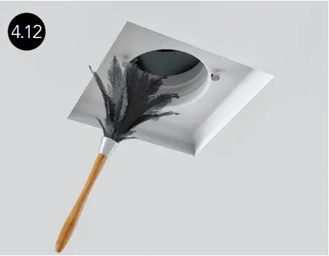 ERGOVENT KVADRO-100 Frameless Square Ventilation Valve E4.12