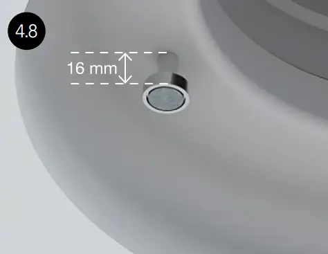 ERGOVENT KVADRO-100 Frameless Square Ventilation Valve E4.8