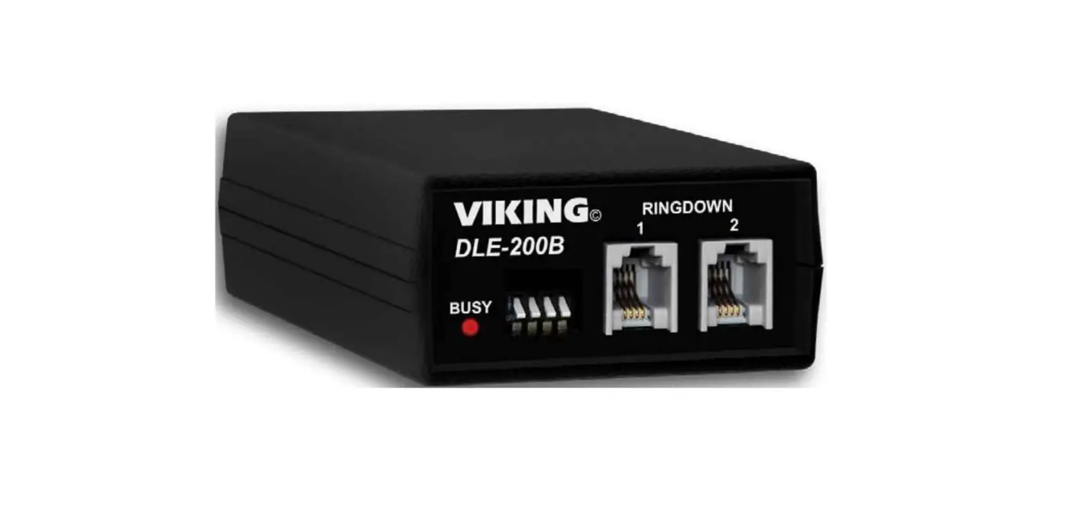 Viking Dle-200b Two Way Phone Line Simulator User Manual Viking Dle-200b Two Way Phone Line Simulator User Manual