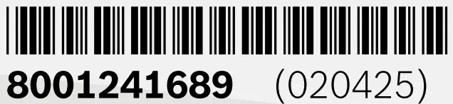 BOSCH POH6B 1 Built in Gas Hob - Bar Code
