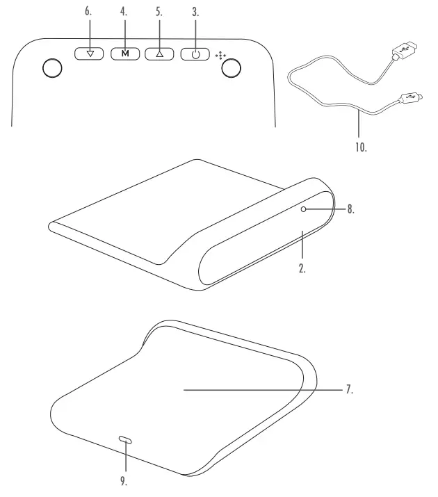 intempo Wireless-=Charging Alarm-Clock-fig- (1)